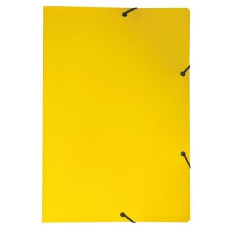 Pasta Com Aba Elástico Papel Delloplex Amarela - Dello Menor preço em Pasta Com Aba Elástico Papel Delloplex Amarela - Dello