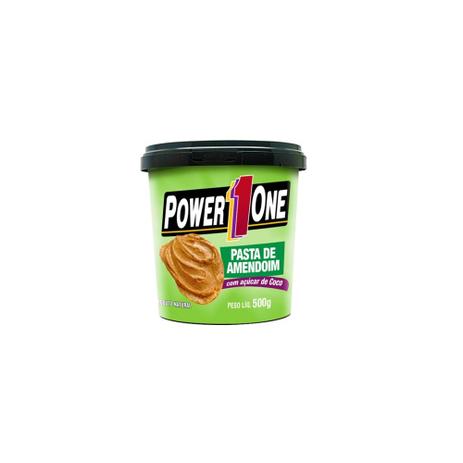 Pasta de Amendoim com Açúcar de Coco (500g) - Power One Sabor:Natural Menor preço em Pasta de Amendoim com Açúcar de Coco (500g) - Power One Sabor:Natural