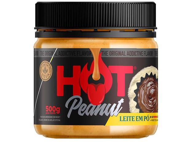 Pasta de Amendoim Hot Fit Gourmet Peanut - Leite em Pó e Creme de Avelã 500g Menor preço em Pasta de Amendoim Hot Fit Gourmet Peanut - Leite em Pó e Creme de Avelã 500g