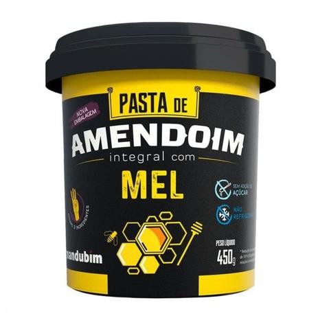 Pasta de Amendoim Integral c/ Mel - 450g - Mandubim é boa?