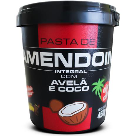 Pasta de amendoim integral com avelã e coco (450g) - mandubim Menor preço em Pasta de amendoim integral com avelã e coco (450g) - mandubim