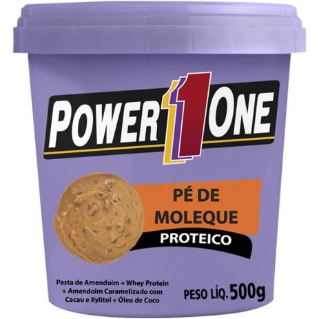 Menor preço em Pasta De Amendoim Pé De Moleque Proteico (Pt) 500g - Power One