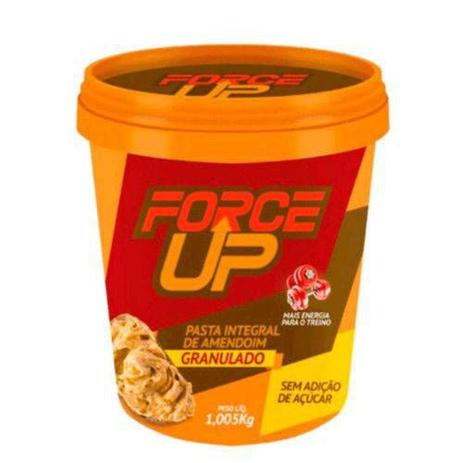 Pasta De Amendoim Torrado Granulado 1005g - Force Up Menor preço em Pasta De Amendoim Torrado Granulado 1005g - Force Up