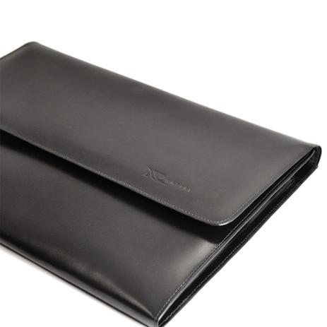 Pasta envelope de couro masculina Clearance