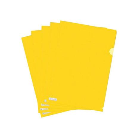 Pasta L A4 Plástica 218x306mm PP Amarelo Plastpark 10un Menor preço em Pasta L A4 Plástica 218x306mm PP Amarelo Plastpark 10un