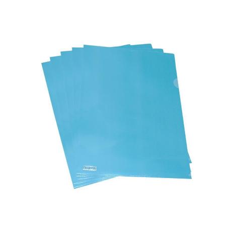 Pasta L A4 Plástica 218x306mm PP Azul Plastpark 10un Menor preço em Pasta L A4 Plástica 218x306mm PP Azul Plastpark 10un