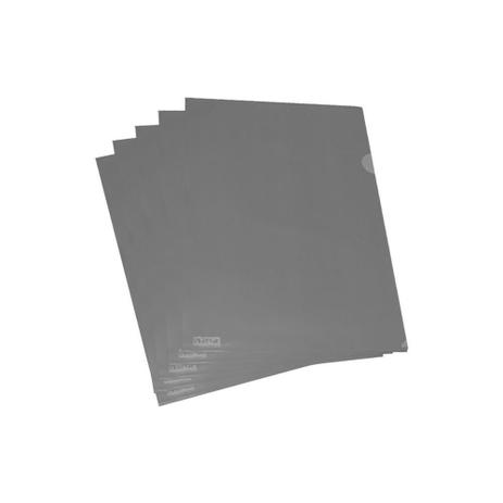 Pasta L A4 Plástica 218x306mm PP Fumê Plastpark 10un Menor preço em Pasta L A4 Plástica 218x306mm PP Fumê Plastpark 10un