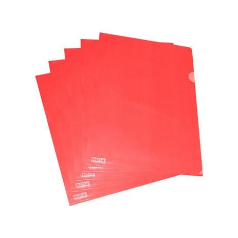 Pasta L A4 Plástica 218x306mm PP Vermelho Plastpark 10un Menor preço em Pasta L A4 Plástica 218x306mm PP Vermelho Plastpark 10un