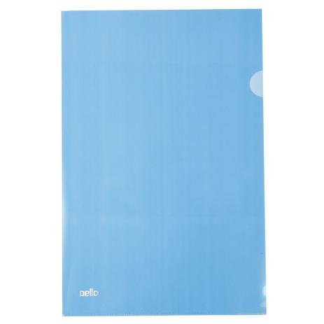 Pasta L Escolar P/Documentos A4 Azul - Dello Menor preço em Pasta L Escolar P/Documentos A4 Azul - Dello