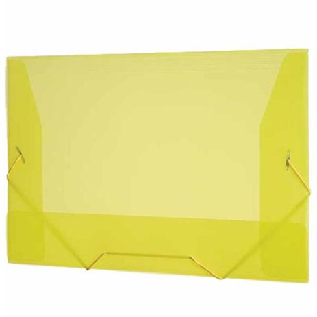 Pasta plastica aba elastico a02 fina amarelo / 10un / plascony Menor preço em Pasta plastica aba elastico a02 fina amarelo / 10un / plascony