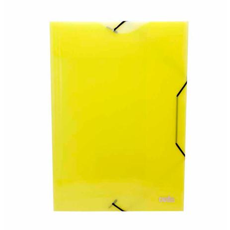 Menor preço em Pasta plastica aba elastico oficio topline amarelo 233 / un / dello