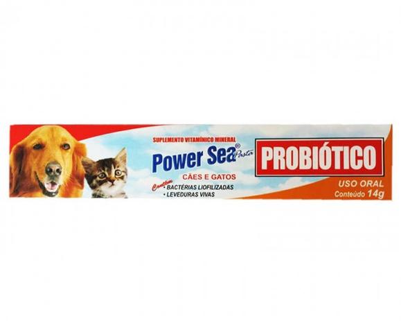 Pasta Probiótica para Cães e Gatos Power Sea Alivet (Antiestresse e Prevenção) - Seringa 14g (187) é boa?