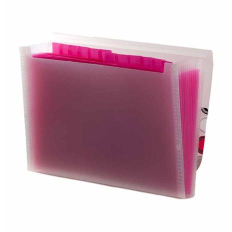 Pasta sanfonada plastica aba elastico sme-12b rosa / un / plascony Menor preço em Pasta sanfonada plastica aba elastico sme-12b rosa / un / plascony
