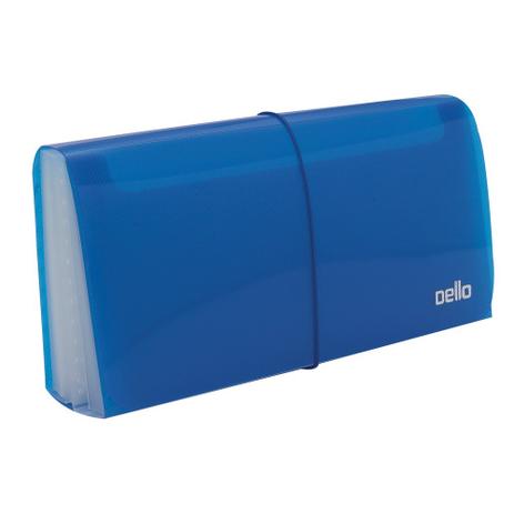 Pasta Sanfonada Porta Cheque Pp C/31 Divisorias Azul - Dello Menor preço em Pasta Sanfonada Porta Cheque Pp C/31 Divisorias Azul - Dello