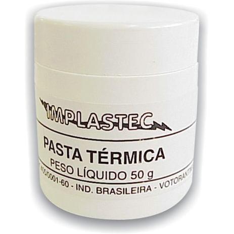 Pasta Térmica 50g Implastec Menor preço em Pasta Térmica 50g Implastec