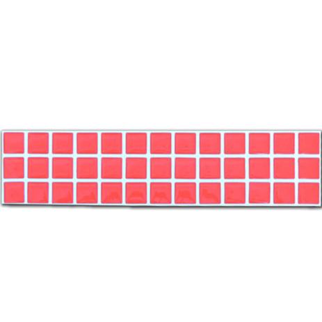 Pastilha Adesiva Resinada 6,5cm Mosaico Vermelho Fundo Branco - Decore fácil shop Menor preço em Pastilha Adesiva Resinada 6,5cm Mosaico Vermelho Fundo Branco - Decore fácil shop