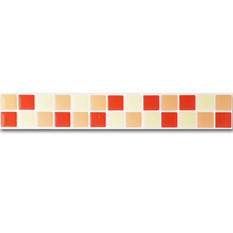 Pastilha Adesiva Resinada Faixa 4,3cm Mosaico Tons de Laranja Fundo Branco - Decore fácil shop Menor preço em Pastilha Adesiva Resinada Faixa 4,3cm Mosaico Tons de Laranja Fundo Branco - Decore fácil shop