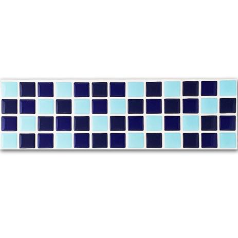 Pastilha Adesiva Resinada Faixa 8,8cm Mosaico Tons De Azuis Fundo Branco - Decore fácil shop Menor preço em Pastilha Adesiva Resinada Faixa 8,8cm Mosaico Tons De Azuis Fundo Branco - Decore fácil shop