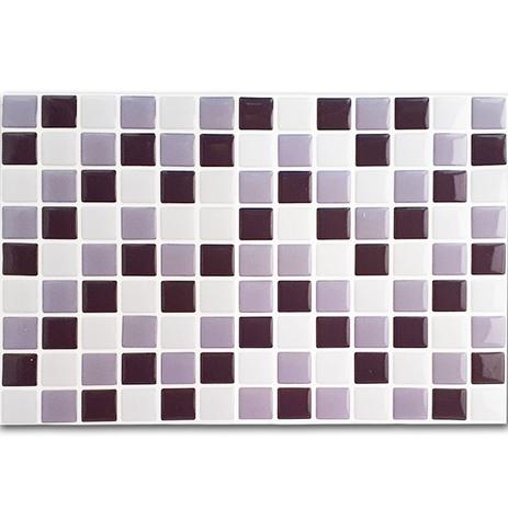 Pastilha Adesiva Resinada Mosaico Cinza Escuro X Cinza Claro Fundo Branco - Decore fácil shop Menor preço em Pastilha Adesiva Resinada Mosaico Cinza Escuro X Cinza Claro Fundo Branco - Decore fácil shop