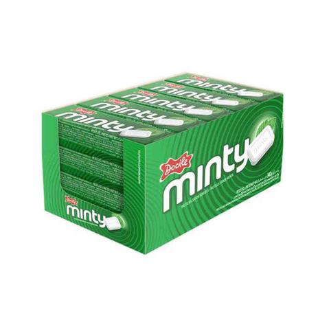 Pastilha Mentolada Minty Hortelã c/20 - Docile Menor preço em Pastilha Mentolada Minty Hortelã c/20 - Docile