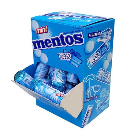 Pastilha Mini Mentos Stick Mint 540g - Perfetti Menor preço em Pastilha Mini Mentos Stick Mint 540g - Perfetti