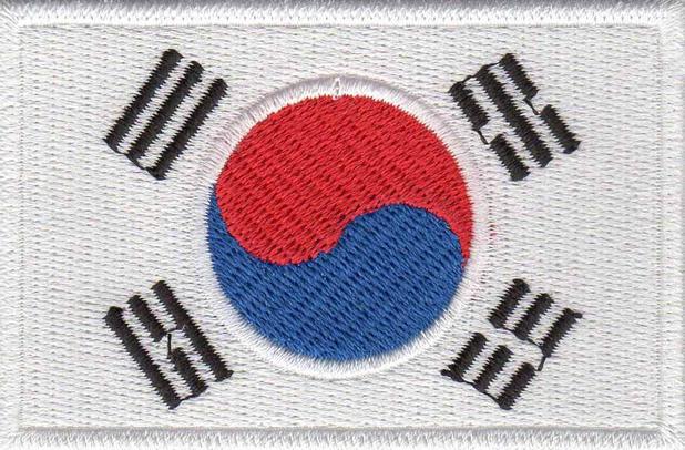 Patch Bordado - Bandeira coreia Do Sul BD50119-450 - Universo talysma bordados Menor preço em Patch Bordado - Bandeira coreia Do Sul BD50119-450 - Universo talysma bordados