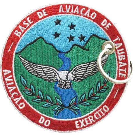 Patch Bordado - Base Aviação Taubate FAB Força Aerea AV20036-115 - Universo talysma bordados Menor preço em Patch Bordado - Base Aviação Taubate FAB Força Aerea AV20036-115 - Universo talysma bordados