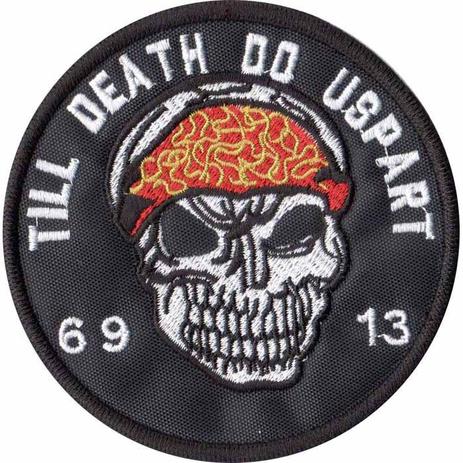 Patch Bordado - Caveira Ate Que Morte Nos Separe DV80145-223 - Universo talysma bordados Menor preço em Patch Bordado - Caveira Ate Que Morte Nos Separe DV80145-223 - Universo talysma bordados