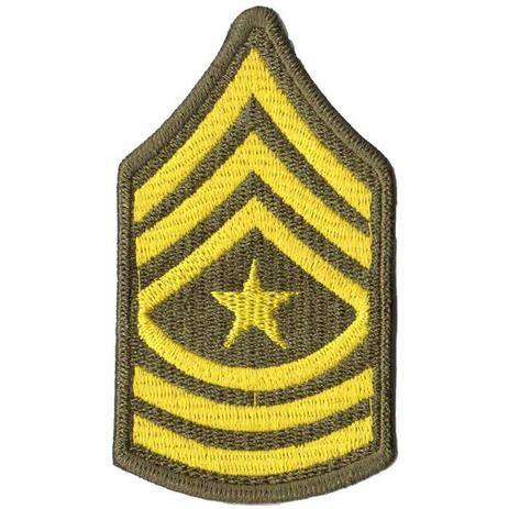 Patch Bordado - Divisa 3º Sargento Usa Master Preto EX10026-26 - Universo talysma bordados Menor preço em Patch Bordado - Divisa 3º Sargento Usa Master Preto EX10026-26 - Universo talysma bordados