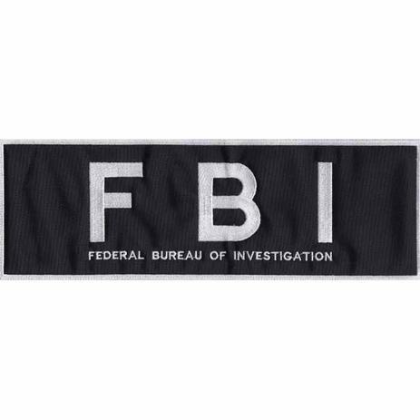 Patch Bordado - FBI Federal Bureal PL60025-28G - Universo talysma bordados Menor preço em Patch Bordado - FBI Federal Bureal PL60025-28G - Universo talysma bordados