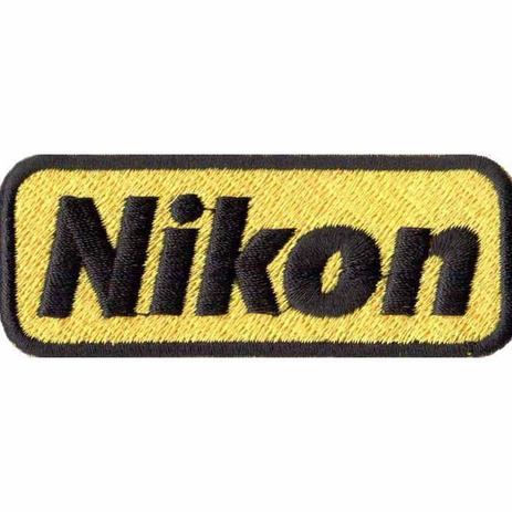 Patch Bordado - Logo Camera Nikon DV80508-186 - Universo talysma bordados Menor preço em Patch Bordado - Logo Camera Nikon DV80508-186 - Universo talysma bordados