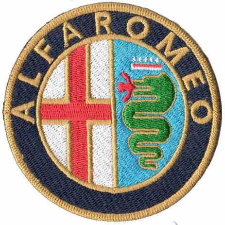 Patch Bordado - Logo Carro Marca Alfa Romeo DV80013-18 - Universo talysma bordados Menor preço em Patch Bordado - Logo Carro Marca Alfa Romeo DV80013-18 - Universo talysma bordados
