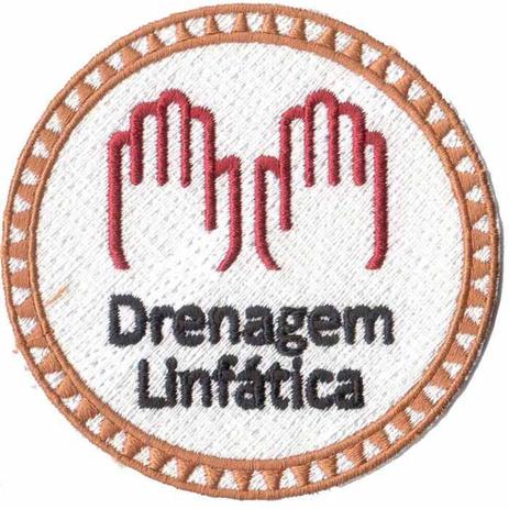 Patch Bordado - Simbolo Curso Drenagem Linfática AP00051-89 - Universo talysma bordados Menor preço em Patch Bordado - Simbolo Curso Drenagem Linfática AP00051-89 - Universo talysma bordados
