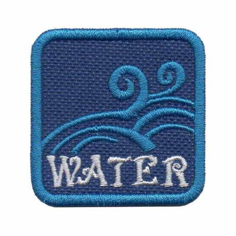 Menor preço em Patch Bordado - Simbolo Elemento Agua Avatar DV80628- - Universo talysma bordados