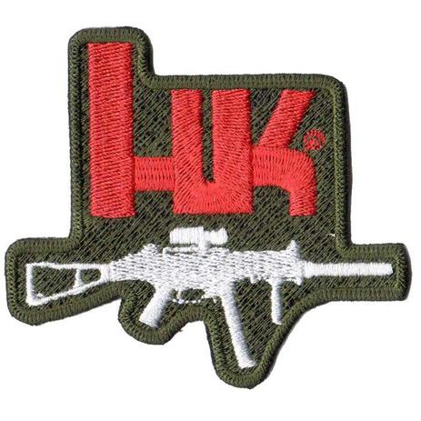 Patch Bordado - Simbolo Marca Fusil MIlitar HK EX10040-84 - Universo talysma bordados Menor preço em Patch Bordado - Simbolo Marca Fusil MIlitar HK EX10040-84 - Universo talysma bordados