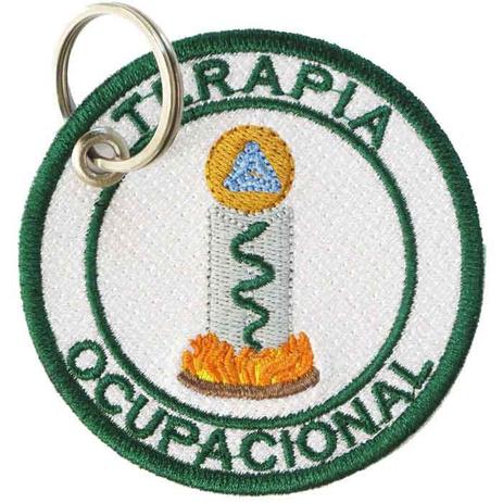 Patch Bordado - Simbolo Terapia Ocupacional AP00019-453 - Universo talysma bordados Menor preço em Patch Bordado - Simbolo Terapia Ocupacional AP00019-453 - Universo talysma bordados