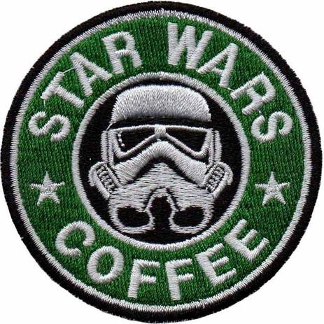 Patch Bordado - Star Bucks Wars Café Storm Trooper DV80668- - Universo talysma bordados Menor preço em Patch Bordado - Star Bucks Wars Café Storm Trooper DV80668- - Universo talysma bordados