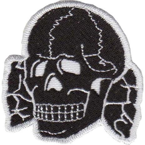 Patch Bordado Totenkopf Caveira Alemã Ss Preta EX10155- - Universo talysma bordados Menor preço em Patch Bordado Totenkopf Caveira Alemã Ss Preta EX10155- - Universo talysma bordados