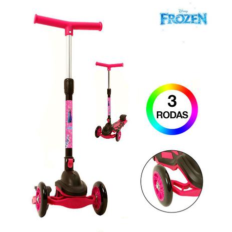 Patinete 3 Rodas Frozen Menina de Crianças - DM Toys Menor preço em Patinete 3 Rodas Frozen Menina de Crianças - DM Toys