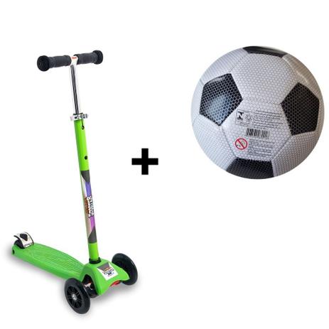 Patinete 3 Rodas Scooter Net Verde Zp105 + Bola de Futebol - Zoop toys Menor preço em Patinete 3 Rodas Scooter Net Verde Zp105 + Bola de Futebol - Zoop toys
