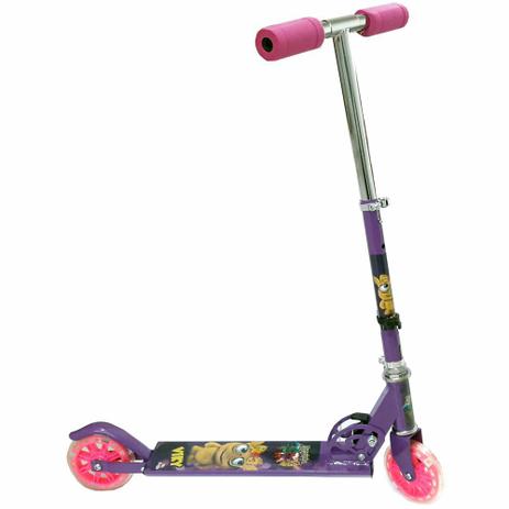 Patinete de Alumínio com Rodas Iluminadas até 50Kg - Turminha do Assombro - Lilás - XC413 - Art brink é ruim? Patinete de Alumínio com Rodas Iluminadas até 50Kg - Turminha do Assombro - Lilás - XC413 - Art brink é boa?