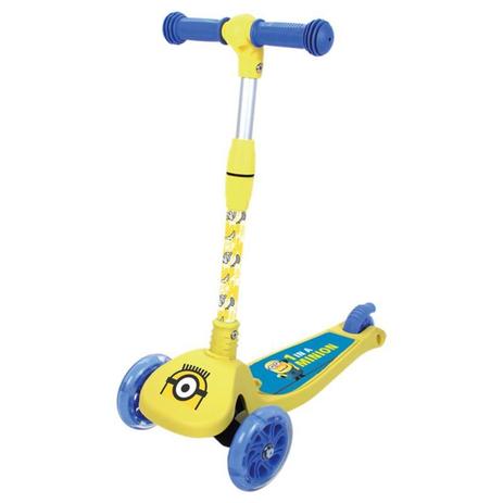 Menor preço em Patinete Infantil 3 Rodas Minions Dobrável Com LED- FROES
