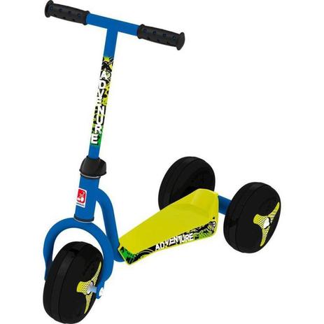Patinete Infantil Classico 3 Rodas Adventure - Bandeirante - Bandeirante brinquedos Menor preço em Patinete Infantil Classico 3 Rodas Adventure - Bandeirante - Bandeirante brinquedos