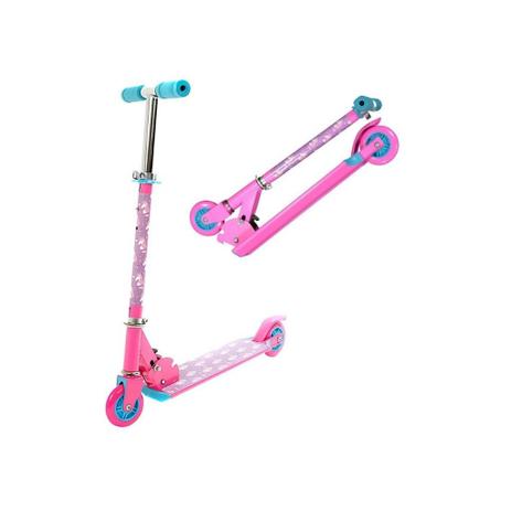 Patinete infantil feminimo ajustavel com 2 rodas com luz led - Bbr Menor preço em Patinete infantil feminimo ajustavel com 2 rodas com luz led - Bbr