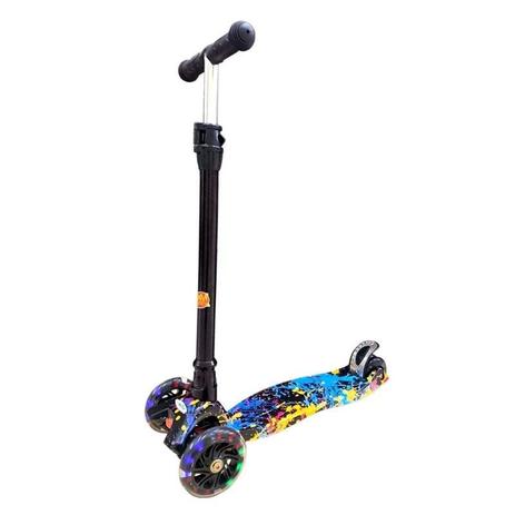 Patinete Infantil Flash Radical Com Luz Led- DM TOYS Menor preço em Patinete Infantil Flash Radical Com Luz Led- DM TOYS