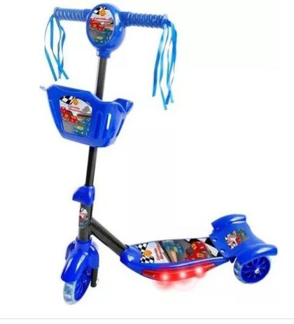 Patinete Infantil Musical Com Luzes E Cestinha 3 Rodas CORRIDA DIVERTIDA  (DMR 5026) - Dm toys é boa?