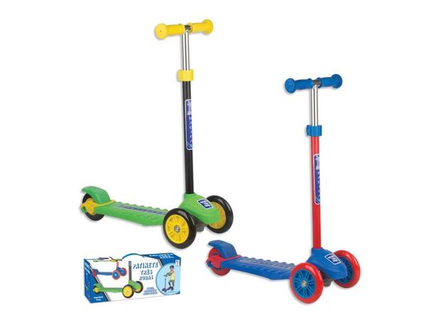 Patinete Infantil Três Rodas Azul Menino - Fenix Menor preço em Patinete Infantil Três Rodas Azul Menino - Fenix