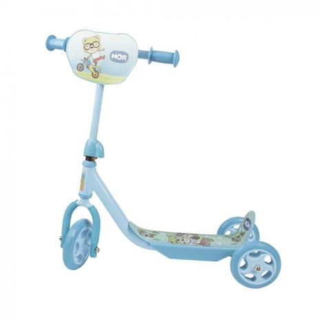 Patinete Infantil Triciclo com 3 Rodas Suporta Ate 30 Kg Altura do Guidao Regulavel Azul  Mor é boa?