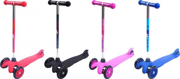 Patinete infantil twist 3 rodas 30kg cores sortidas com 4 unidades - Bel Brink Menor preço em Patinete infantil twist 3 rodas 30kg cores sortidas com 4 unidades - Bel Brink