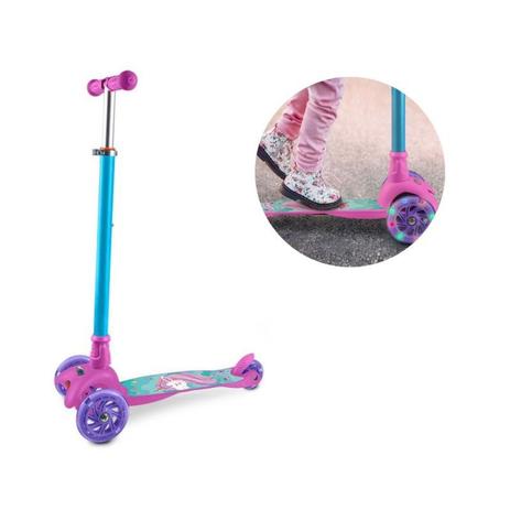 Patinete Infantil Unicórnio 3 Rodas Com Led Es113 - Átrio - Atrio Menor preço em Patinete Infantil Unicórnio 3 Rodas Com Led Es113 - Átrio - Atrio